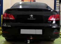 Фаркоп PE 03 для PEUGEOT 408 2012-, Автос, нагрузка 1000/50 кг. БЕЗ подрезки бампера от магазина ФаркопРос